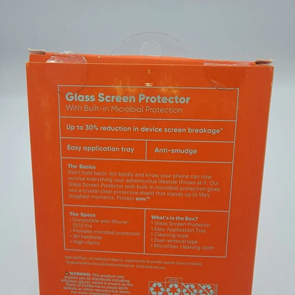 Protect Onn Glass Screen Protector - iPhone 12 & 12 Pro